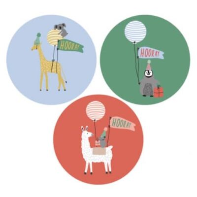 sticker verjaardag