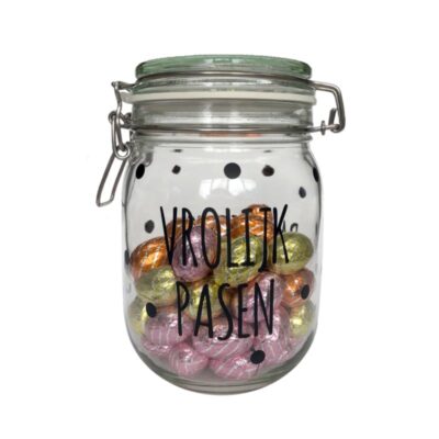 pot voor paaseitjes, decoratie pasen