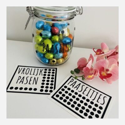 pot paaseitjes, decoratie pasen