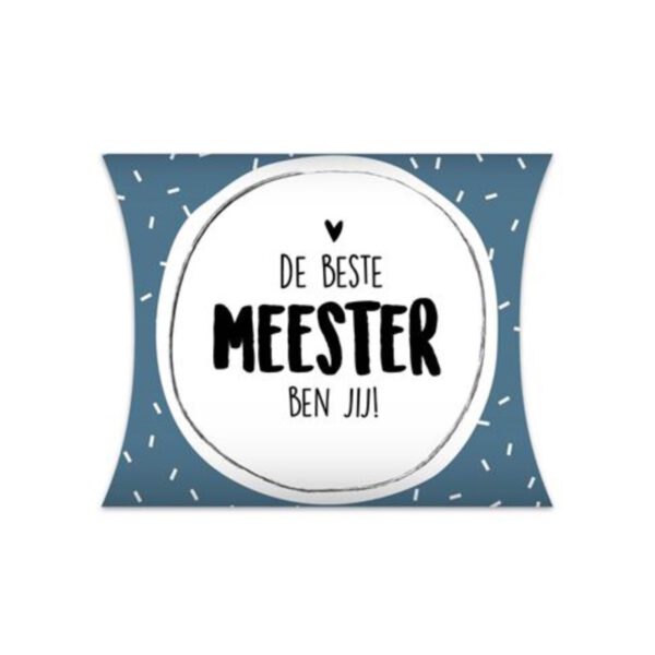 inpakken cadeautje meester juf