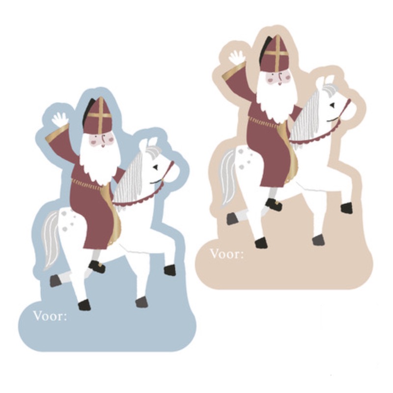 Sticker Sinterklaas paard