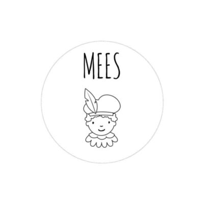 sticker sinterklaas, stickers inpakken sinterklaas