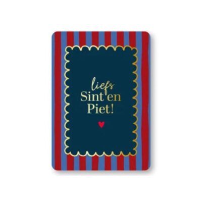 kaart Sinterklaas, wenskaart, ansichtkaart