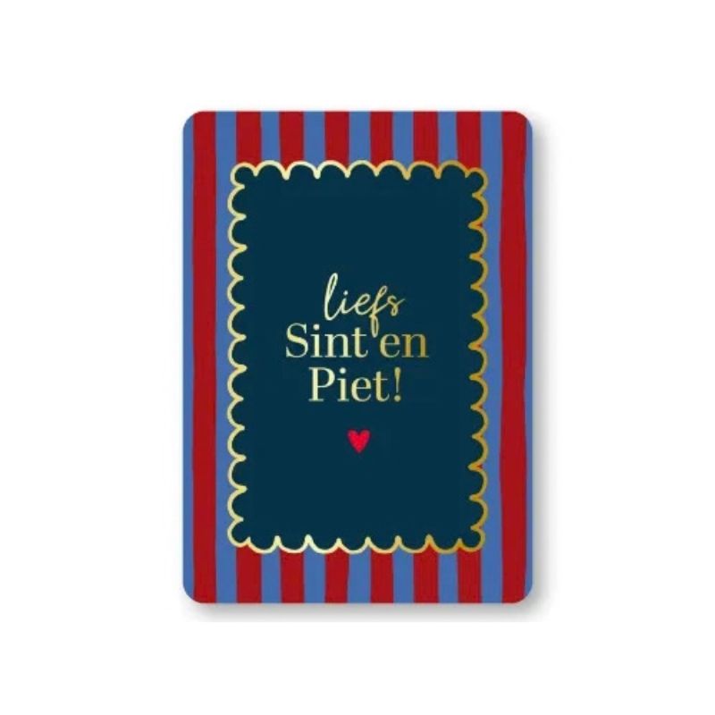 kaart Sinterklaas, wenskaart, ansichtkaart