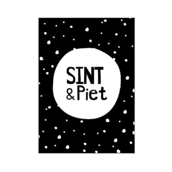 kaart Sinterklaas, ansichtkaart, wenskaart