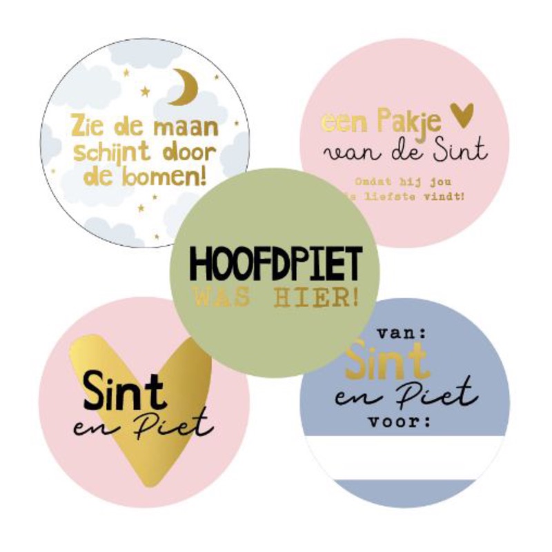 Sticker Sinterklaas diversen