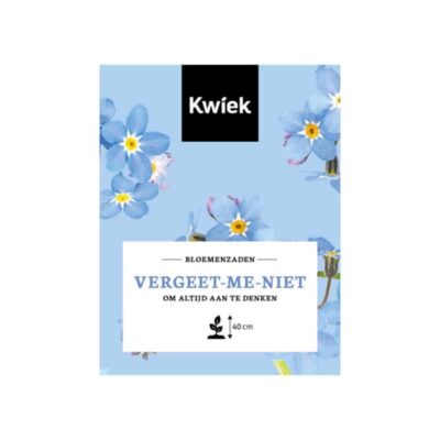 Uitdeelcadeautje, vergeet me niet, zaadjes