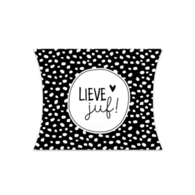 Cadeaudoosje, ideaal voor het inpakken van het cadeautje voor de juf