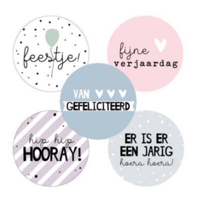 stickers verjaardag