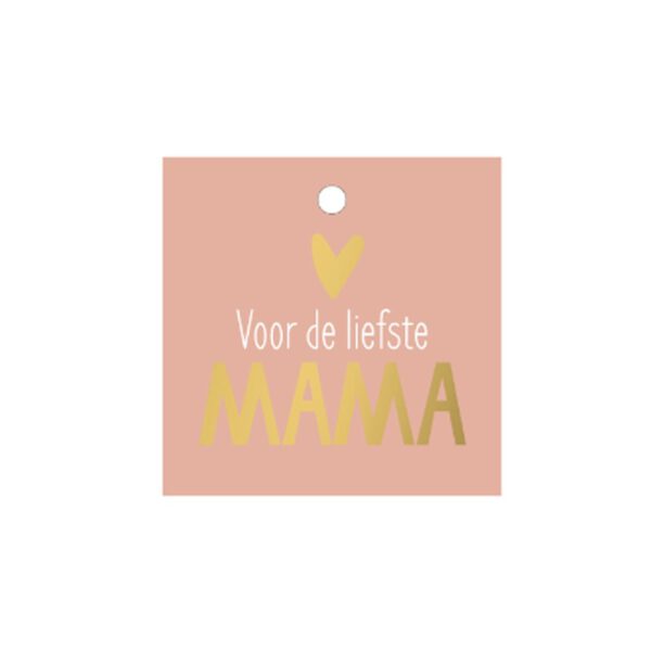 cadeaulabel mama, cadeautje inpakken mama