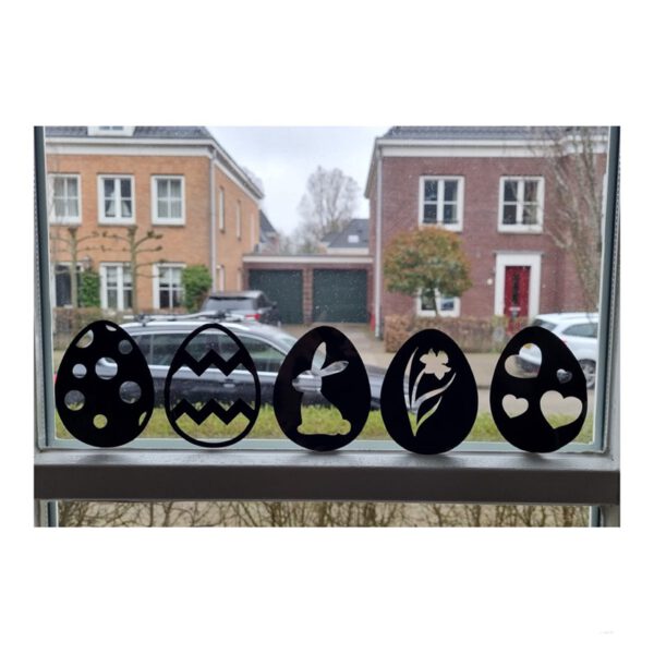 raamsticker Pasen, decoratie Pasen