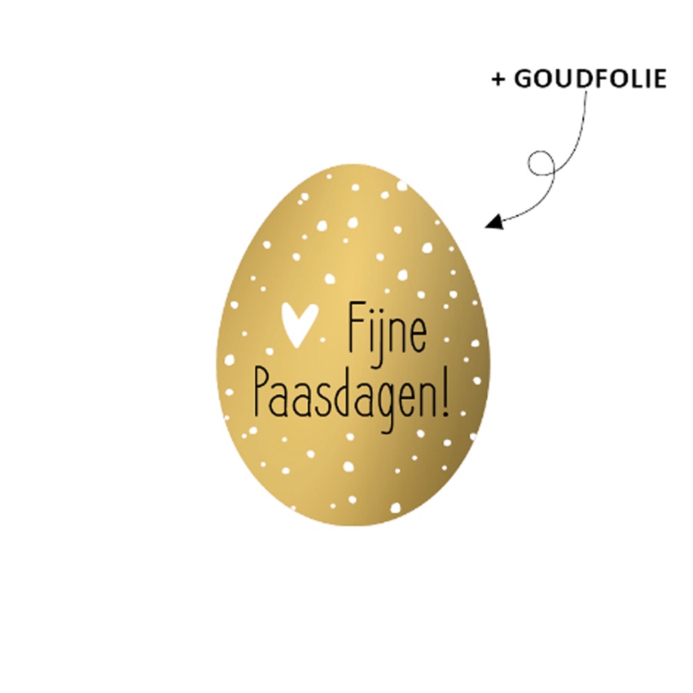 Sticker Fijne Paasdagen!