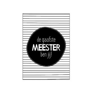 kaart meester, wenskaart meester, ansichtkaart meester