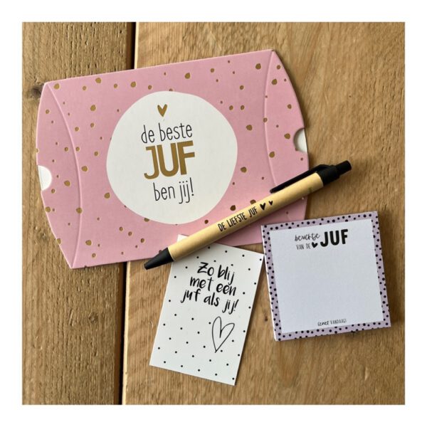 cadeausetje juf, cadeautje juf