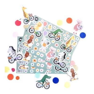 stickervel cadeaustickers feest