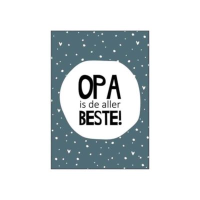 ansichtkaart opa, kaart opa, wenskaart opa