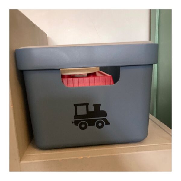 speelgoed opruimen, stickers speelgoed
