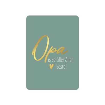 ansichtkaart opa, kaart opa, wenskaart opa