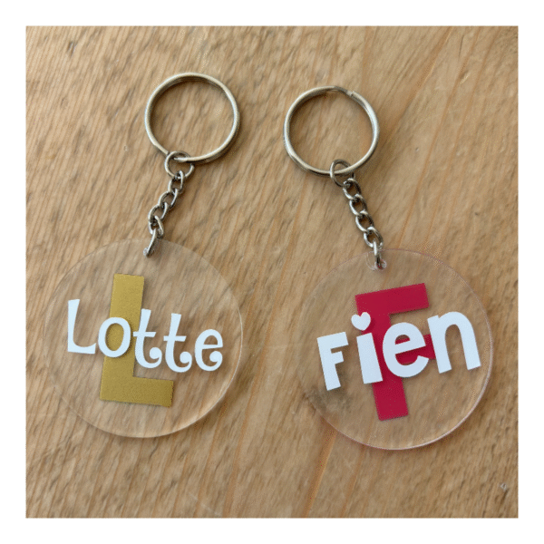 sleutelhanger met naam, sleutelhanger met naam plexiglas