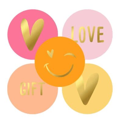 cadeausticker, cadeautje inpakken