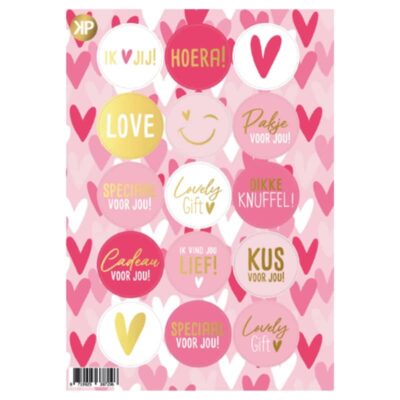 stickervel cadeaustickers