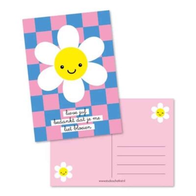 kaart juf, cadeautje juf
