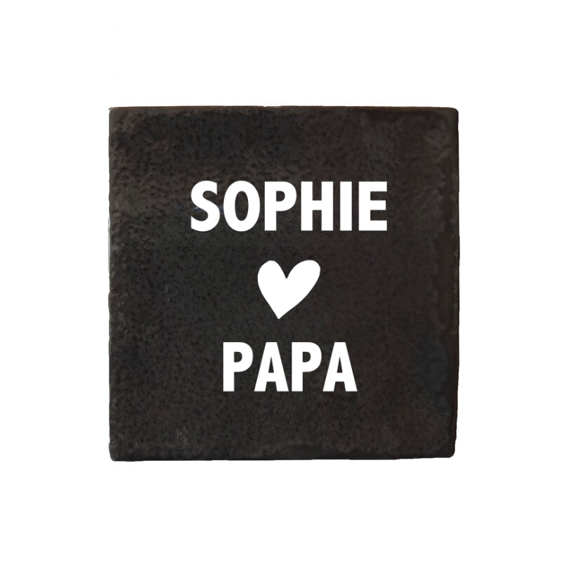 Tegeltje Hartje papa