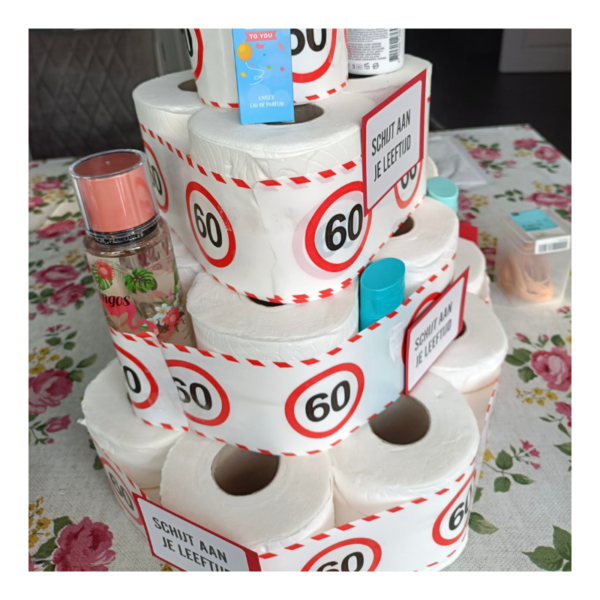 Schijt aan je leeftijd DIY, taart Schijt aan je leeftijd