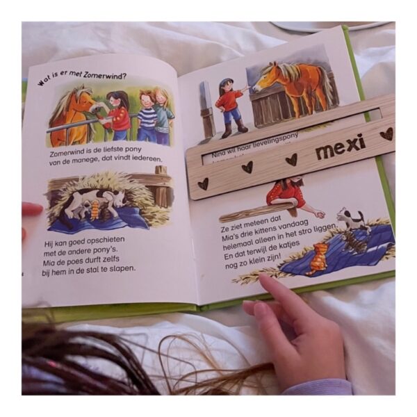 leeshulp, leeswijzer, hulp bij het leren lezen