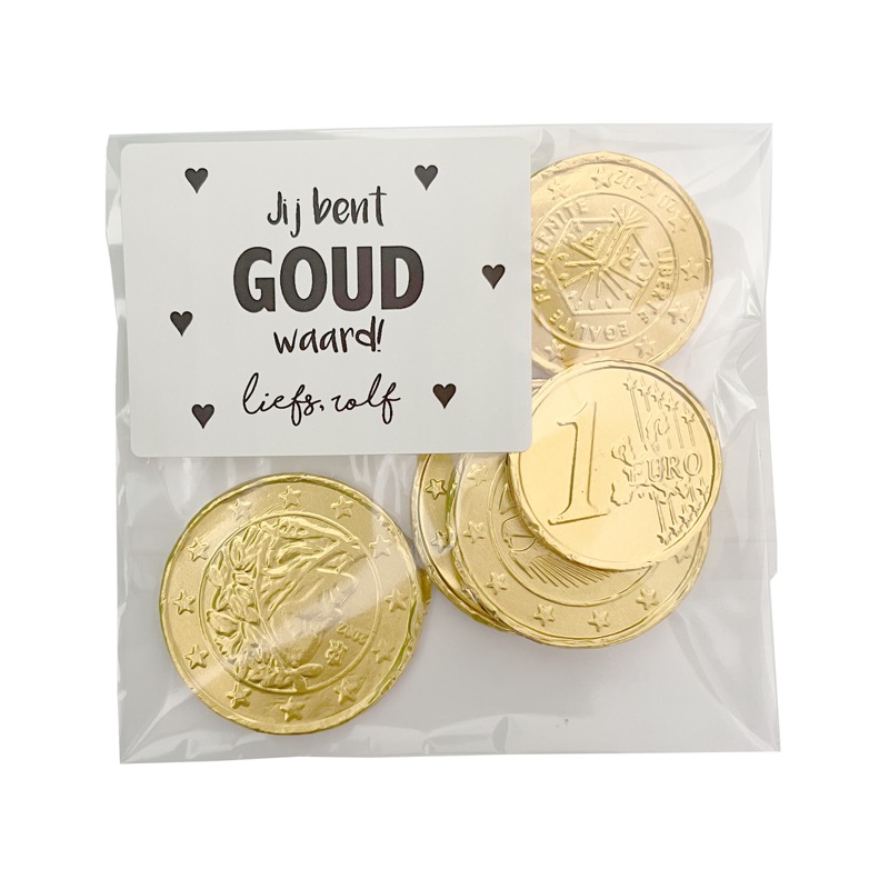 Kant en klare traktatie Jij bent goud waard