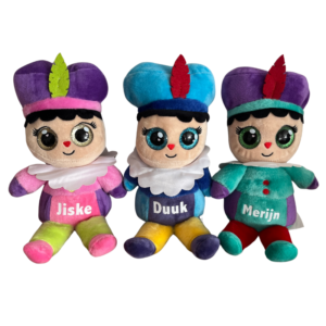 knuffel pietje met naam, knuffel sinterklaas