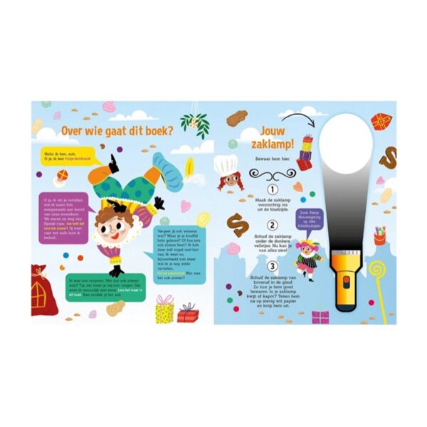 zaklampboek Sinterklaas, boek Sinterklaas