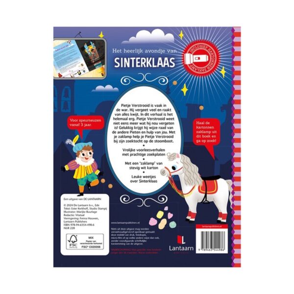 zaklampboek Sinterklaas, boek Sinterklaas