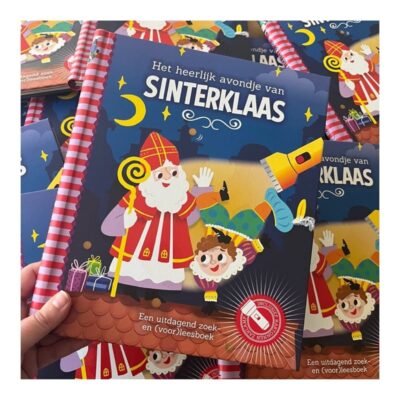 zaklampboek Sinterklaas, boek Sinterklaas