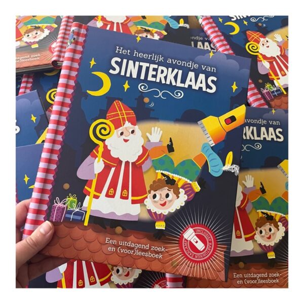 zaklampboek Sinterklaas, boek Sinterklaas