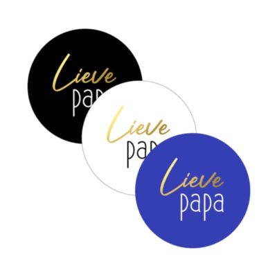 cadeausticker papa, cadeautje Vaderdag, cadeautje papa