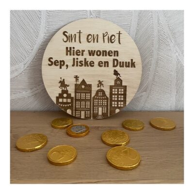 bordje Sinterklaas, welkomstbordje Sinterklaas