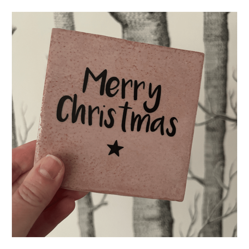 tegeltje kerst, cadeautje kerst
