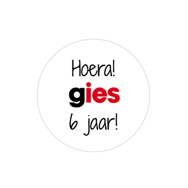 Traktatie nutella, traktatie Ik smeer 'm
