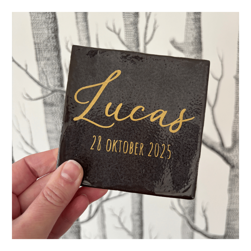 tegeltje geboorte, tegeltje, kraamcadeautje, geboortetegeltje