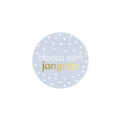 sticker geboorte, cadeausticker geboorte