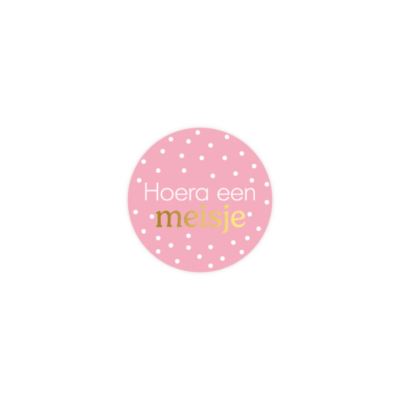 sticker geboorte, cadeausticker geboorte
