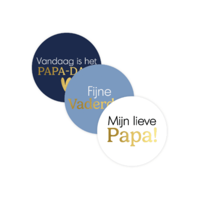 cadeausticker vaderdag, cadeautje vaderdag