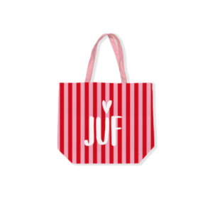 tas juf, cadeautje einde schooljaar