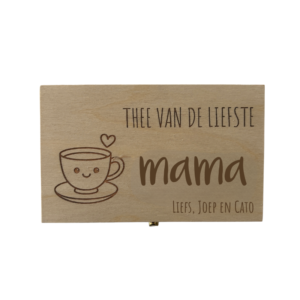 cadeautje mama, cadeautje moederdag, thee van de liefste mama