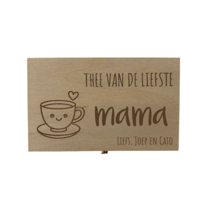 cadeautje mama, cadeautje moederdag, thee van de liefste mama