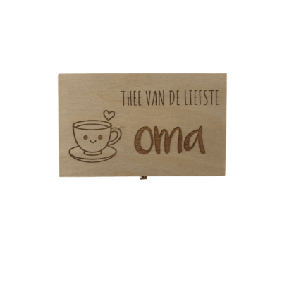 cadeautje oma, theedoos oma