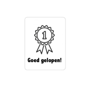 sticker avondvierdaagse, traktatie avondvierdaagse