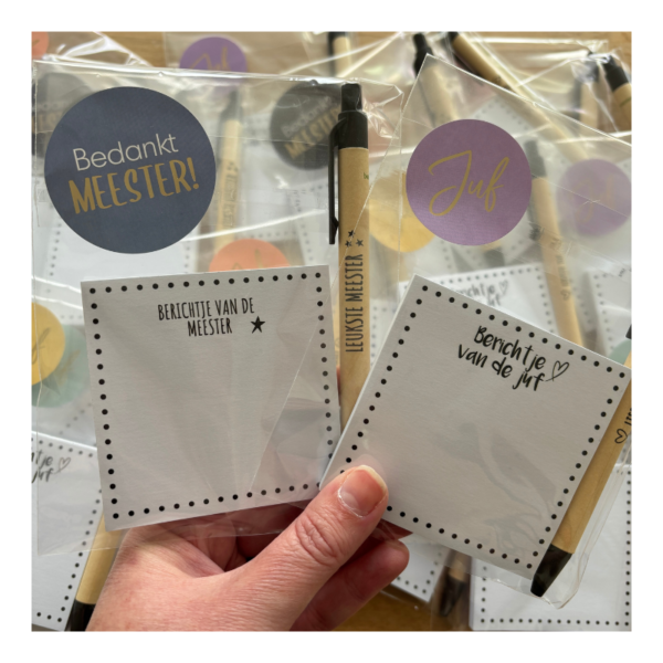 cadeautje juf, cadeautje meester