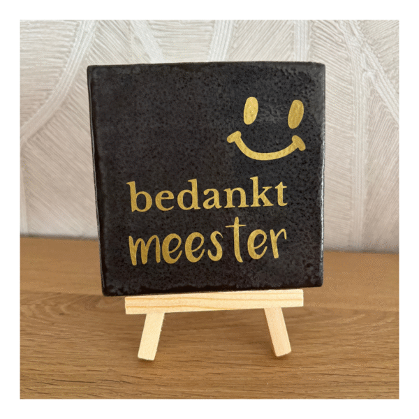 tegeltje, tegeltje meester